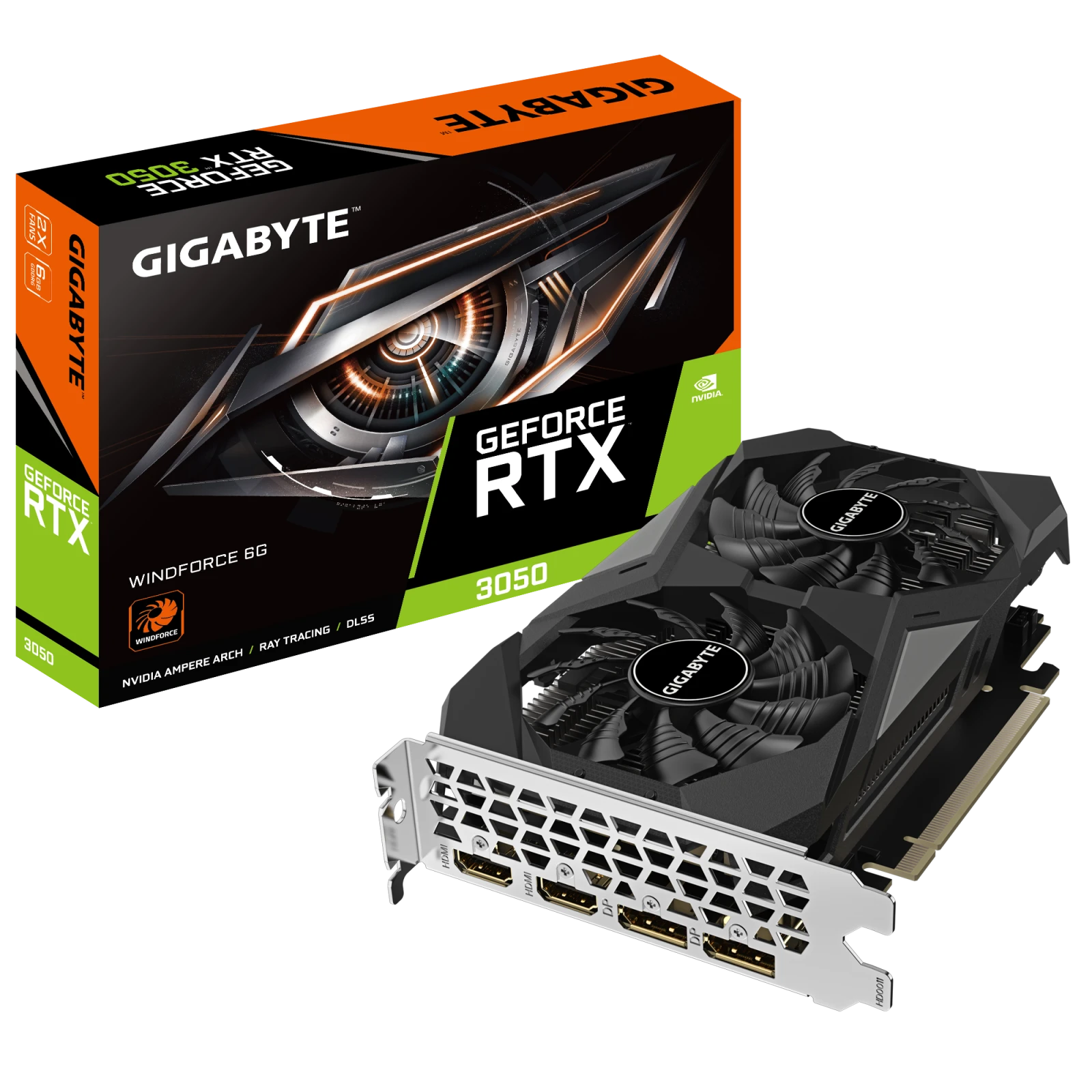 Gigabyte GeForce RTX 3050 WINDFORCE 6G